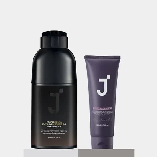 제이숲 커버업 새치염색 300ml 다크브라운+트리트먼트 200ml 22,790원