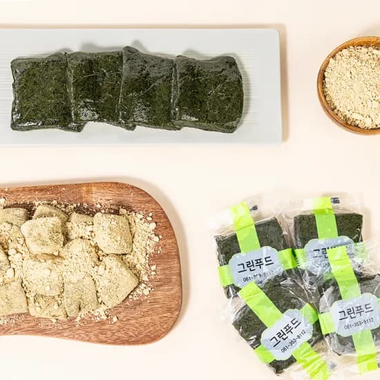 쑥인절미 2kg 콩가루 포함