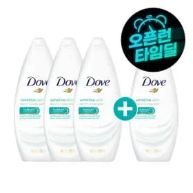 도브 바디워시 센서티브 200ml 4개