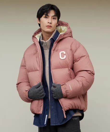 커버낫 RDS 컬리지 볼륨 후디 다운 더스티피크 71600원