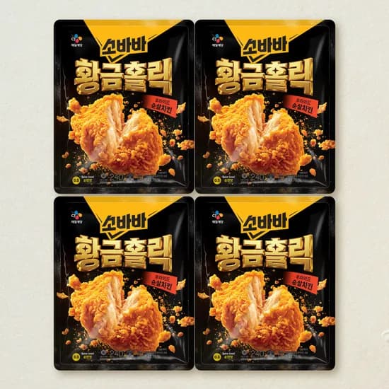 고메 소바바 황금홀릭 순살 240g 4개 12,564원/12개 27,138원