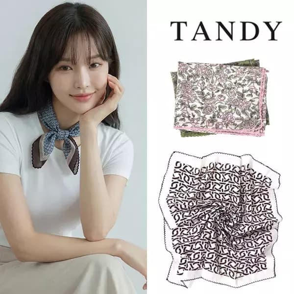 탠디 모노패턴 손수건 스카프 균일가 티멤4,450원