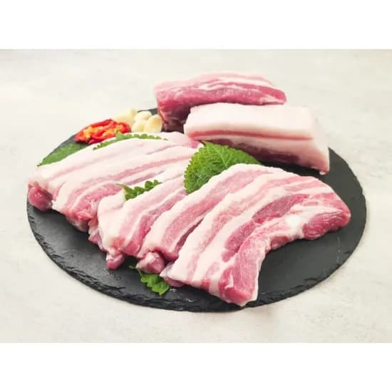 국내산 1+ 한돈 삼겹살 / 오겹살 / 칼집 삼겹살 구이용 각 1KG 17,850원