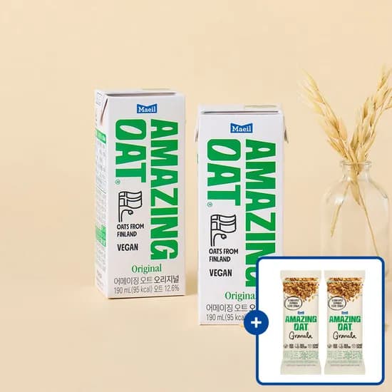 어메이징 오트 오리지널 190ml 24팩+그래놀라 2입 10,800원