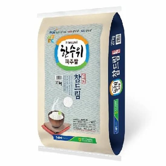 DMZ 한수위 파주쌀 참드림품종 상등급 20kg