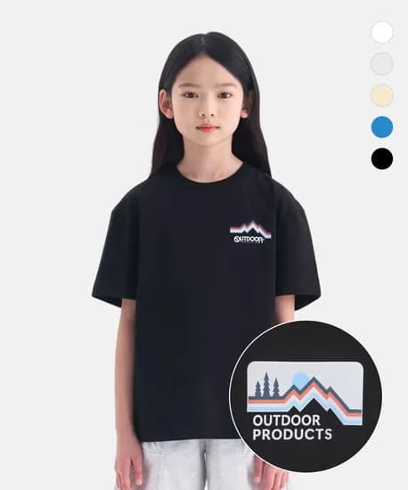 아웃도어 프로덕츠 키즈 에센셜 파노라마 티셔츠