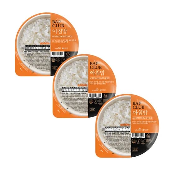 밥클럽 아침밥210g 36개 15900원