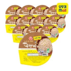 오뚜기밥 수향미 현미밥 210g 12개 15,900원 무료배송