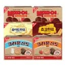 크라운 산도161g 2개 + 하임142g 2개 + 빅파이216g 2개 무배 10930원
