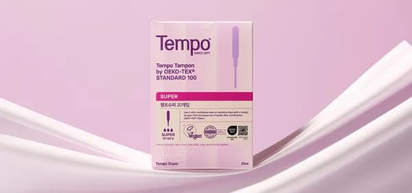 템포 내추럴코튼 탐폰 슈퍼 40p 17,900원