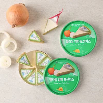 임실치즈농협 벨라유 양파 포션치즈 120g 2개 8,000원