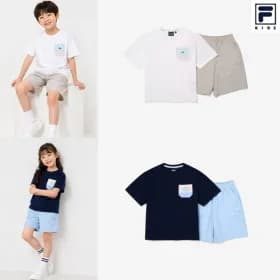 휠라키즈 우븐 포켓 배색 셋업 34,260원 무료배송