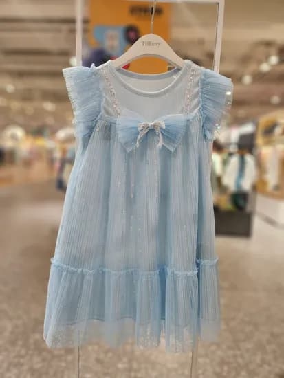 티파니 신상!! 연블루 샤 원피스 74,090원 무배