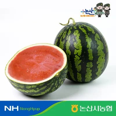 논산 정품 당도선별 씨 적은 수박 8kg 16,320원 무배