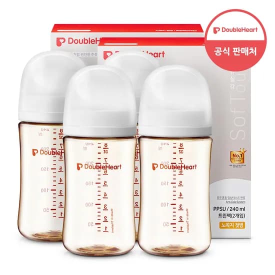모유실감 3세대 PPSU 젖병 240ml 트리플팩 2개 (총6개)+ 샘플키트 증정 74,930원
