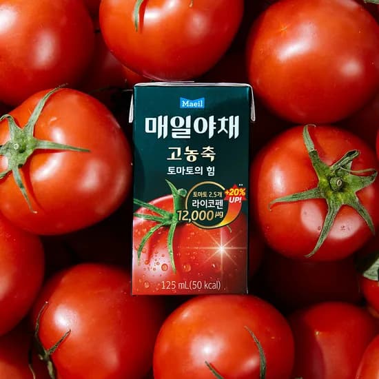 매일유업 매일야채 고농축 토마토의 힘 24개 14,900원 (+호박의 힘 4개 증정)