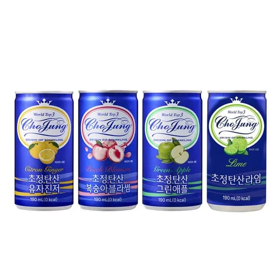 초정탄산수190ml X 60캔 30캔씩 택2종 16,640원