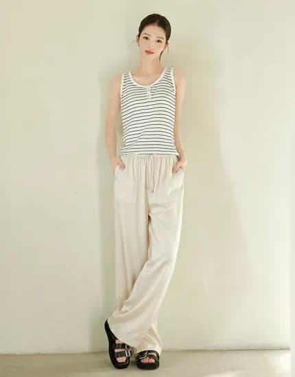 나일론 여름 풀밴딩팬츠 19,600원 무배