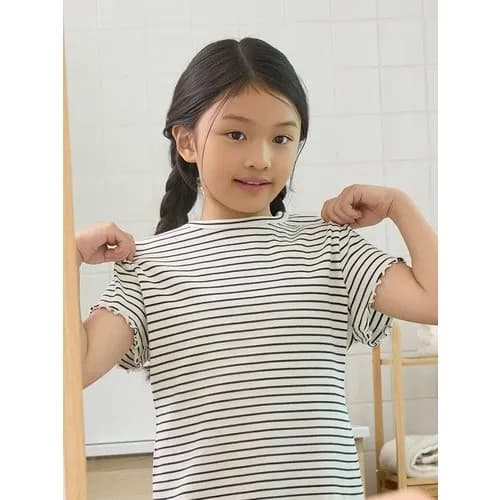 탑텐키즈 여아 소프트 립 반팔티 8,190원