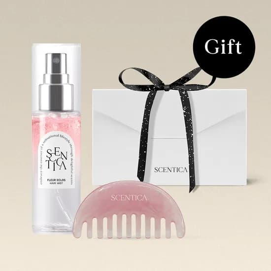 센티카 퍼퓸 헤어미스트 에센스 50ml+핑크 빗괄사 세트 16,000원