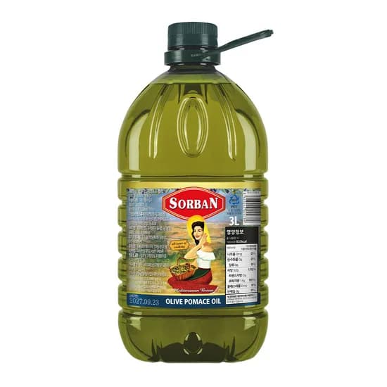 소르반 올리브오일 포마스 3L 1개 / 23,900원