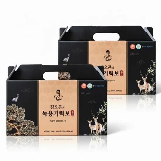 김오곤 녹용기력보 30포 2박스 5천원