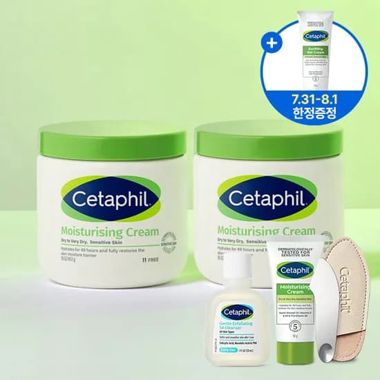 세타필 바디크림 453g 2개+ 50g+ 바디워시 2종+ 스파츌라 + 수딩젤 본품 26870원