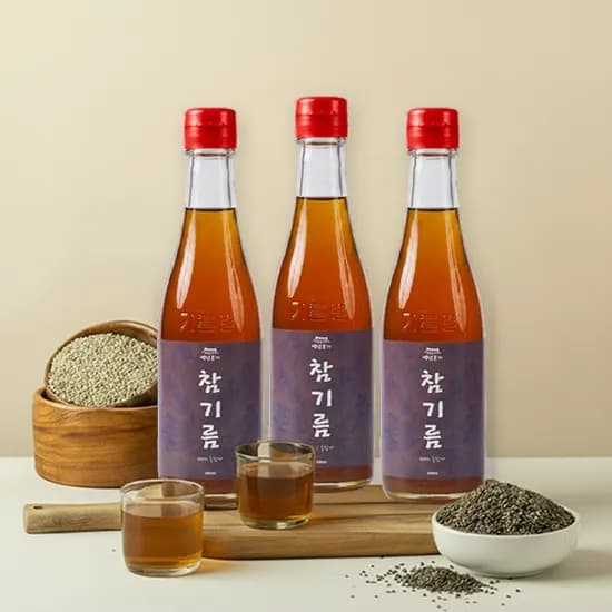 백년본가 참기름, 350ml, 3개 9,900원 초핫딜