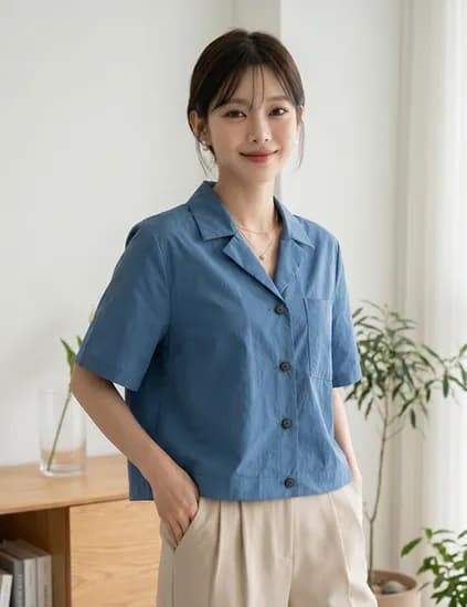 숲 여름 포켓 반팔 자켓 13,930원 무배