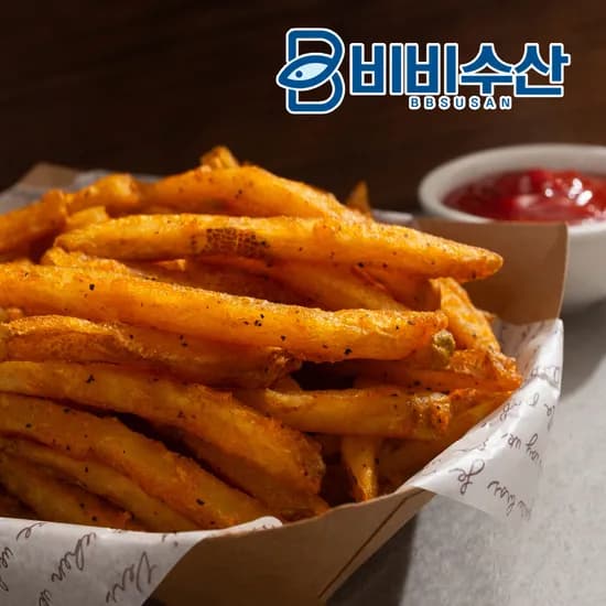 비비수산 케이준 감자튀김1kg+1kg 7,900원 유배