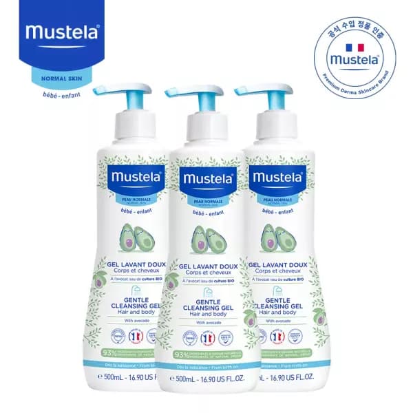 무스텔라 젠틀 클렌징 젤 500ml 3개 36,000원