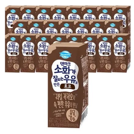 떠리몰 덴마크 소화가 잘되는 우유로 만든 초코 190ml*24개 x 1박스 9990원 26.08.19.무배