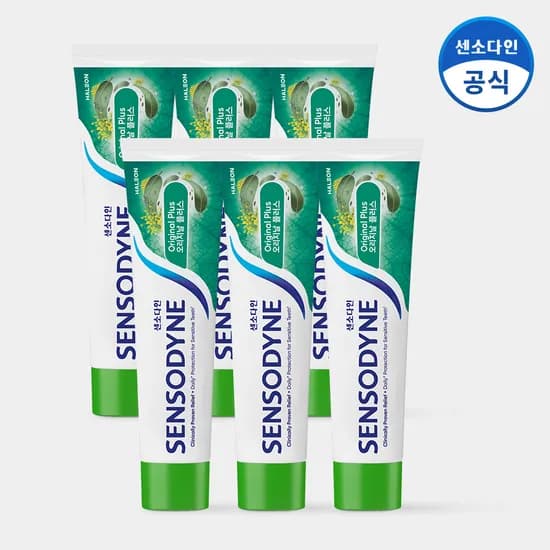 센소다인 오리지날 플러스 민감성 치약 100g, 6개 15,900원
