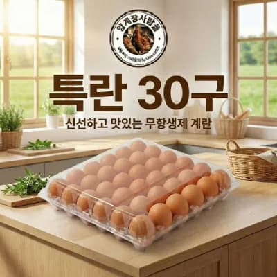무항생제 특란 30구 1판 9,900원 무배