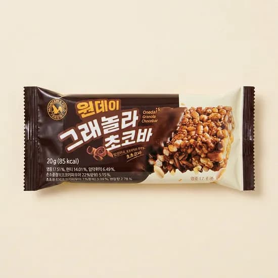산과들에 원데이 그레놀라 초코바 20g 10개입 4박스 11,900원