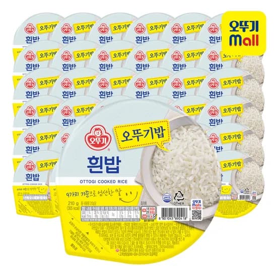 오뚜기밥 210g 36개 19,452원