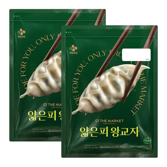 비비고 얇은피 왕교자 1.05kg 6개 33216원