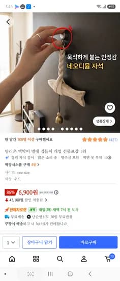 액막이 명태 6900원