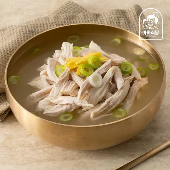 아빠식당 국내산 순살고기 닭곰탕600g 1팩 4,200원 무배