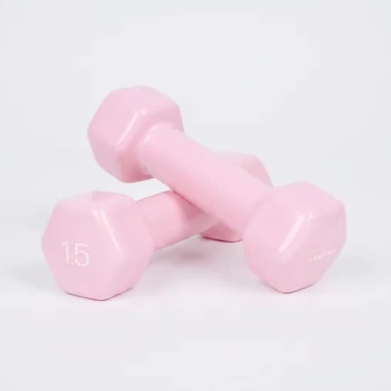 아이워너 뷰티 육각 덤벨, 1.5kg_파스텔 핑크, 2개입, 1세트 990원 핫딜