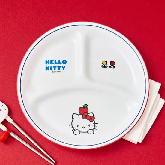 모던하우스 헬로키티 삼절 접시 19,900원 무배