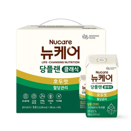 뉴케어 당플랜 클래식 호두맛 200ml x 16팩 25,560원 무배