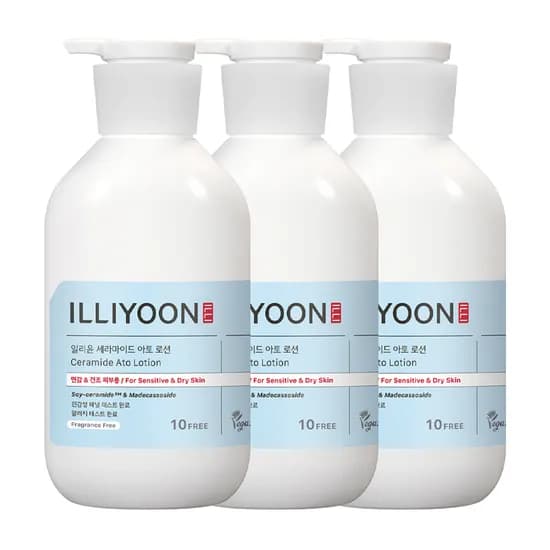 일리윤 세라마이드 아토 로션 564ml 3개+50ml 4개증정 35,625원