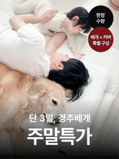 호무로 경추베개 주말특가 1+1 89,700원 무배