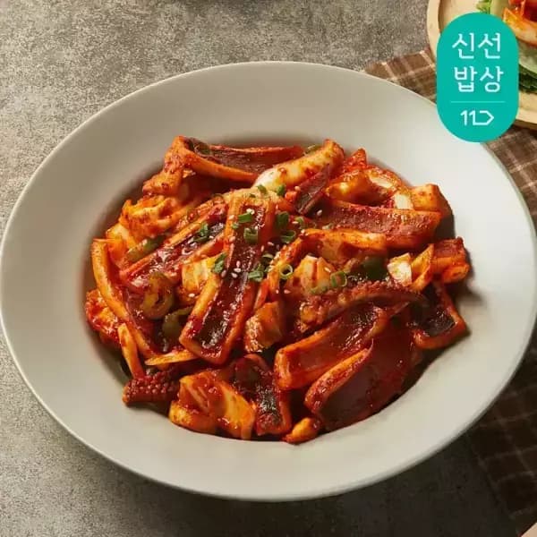 쿡솜씨 매콤오징어볶음 2인분 4490원