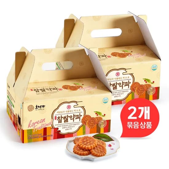 호정과 찹살약과세트 1kg+1kg, 옛날도나스 1kg+1kg 각 12,530원(온누리가능)