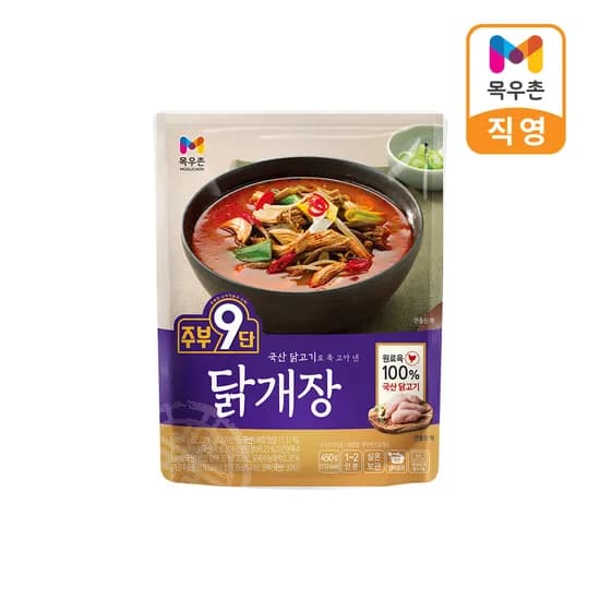 목우촌 주부9단 닭개장 450g