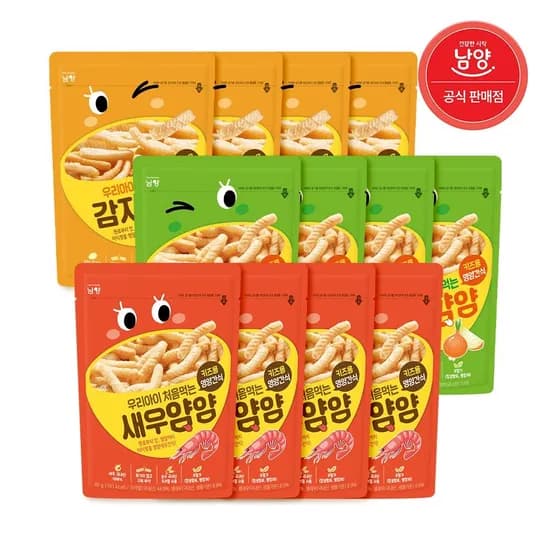 양파얌얌/새우얌얌/감자얌얌 12개 23,130원 무배