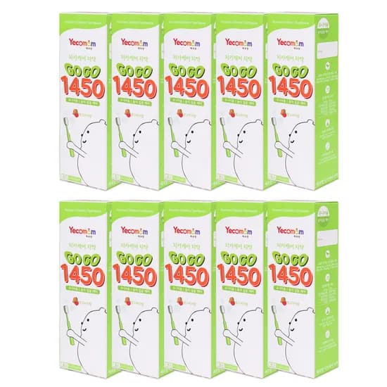 예꼬맘  고고1450치약 10개 17900원 무배