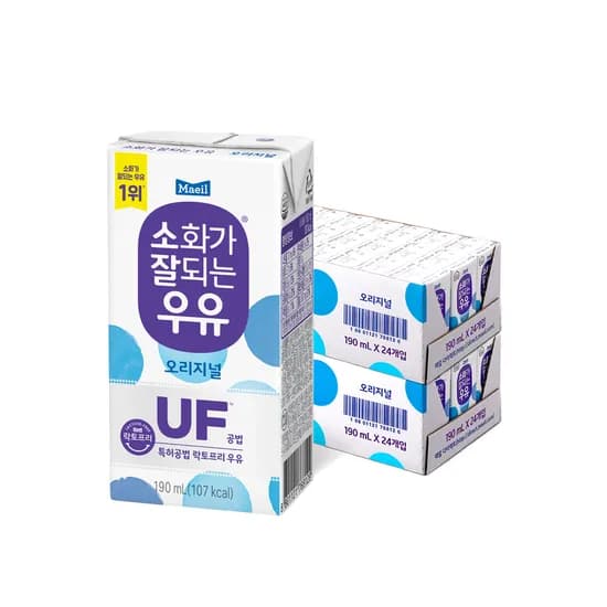 소화가 잘되는 우유 125ml 24팩 13,520원